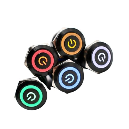 Interrupteur bouton-poussoir en métal étanche pour remplacer un interrupteur défectueux 19mm