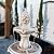 XBrand 3-Tier Water Fountain w/Pump & Pineapple Top, 51 Inch Tall, Beige, Large Outdoor Freestanding Waterfall Decor, Ideal for Garden, Porch, and Lawn