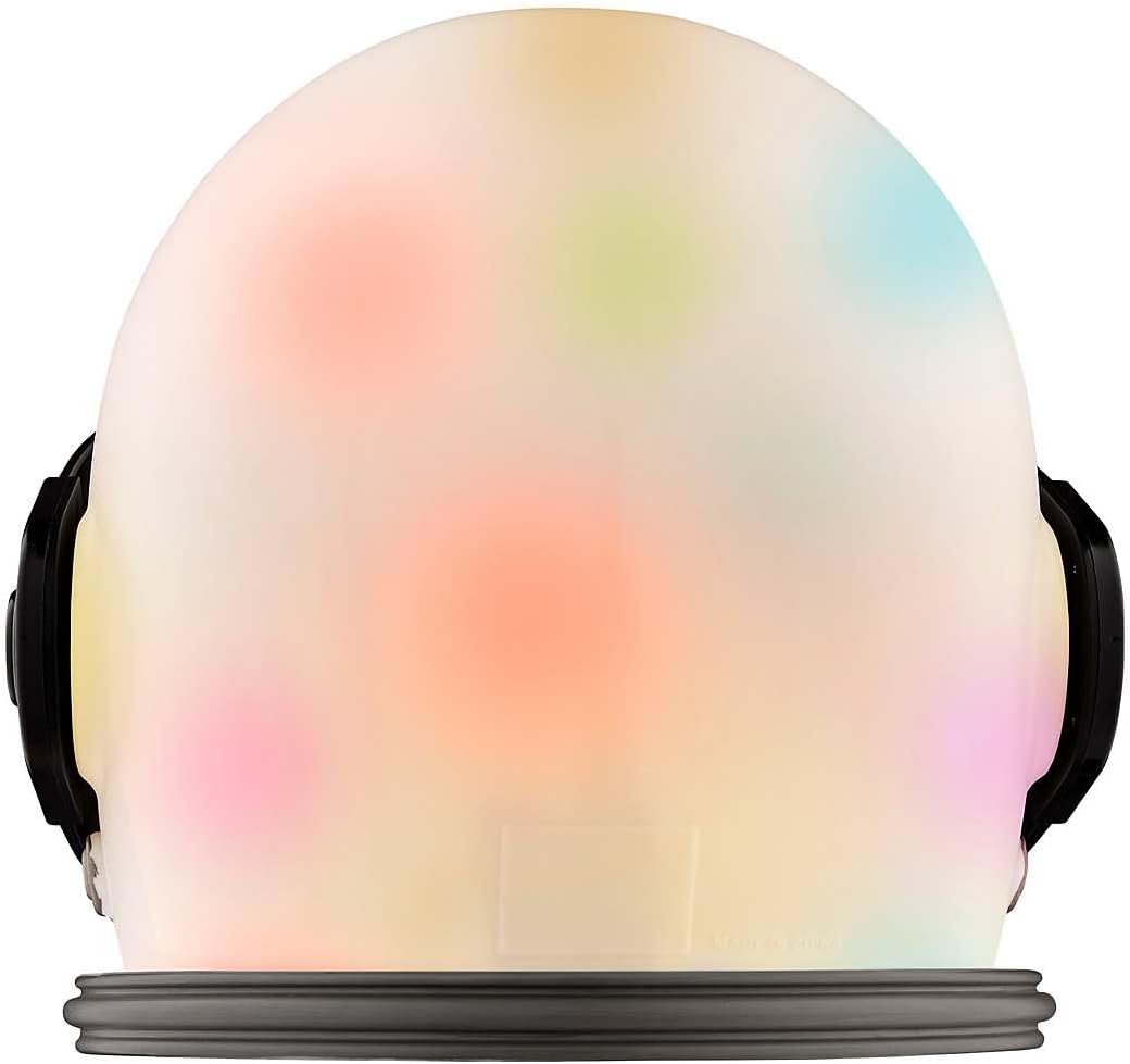 Spirit Halloween Light-Up Astronaut Helmet, Unisex Adult, ONE Size FITS Most Standard, Multicolor