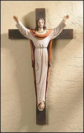 Autom Risen Christ Wall Cross