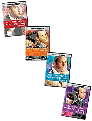 Get Smart The First Four Seasons - The Complete First Second Third Fourth Seasons Season 1 Season 2 Season 3 Season 4 Region 1 Spanish Artwork