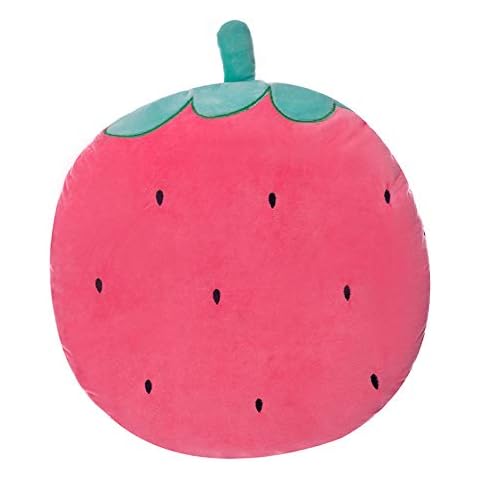 Morbuy Strawberry Shape Floor Seat Pad Cover