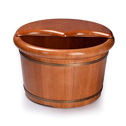 Spa de pies de madera para pedicure 26 cm color natural miniatura 1