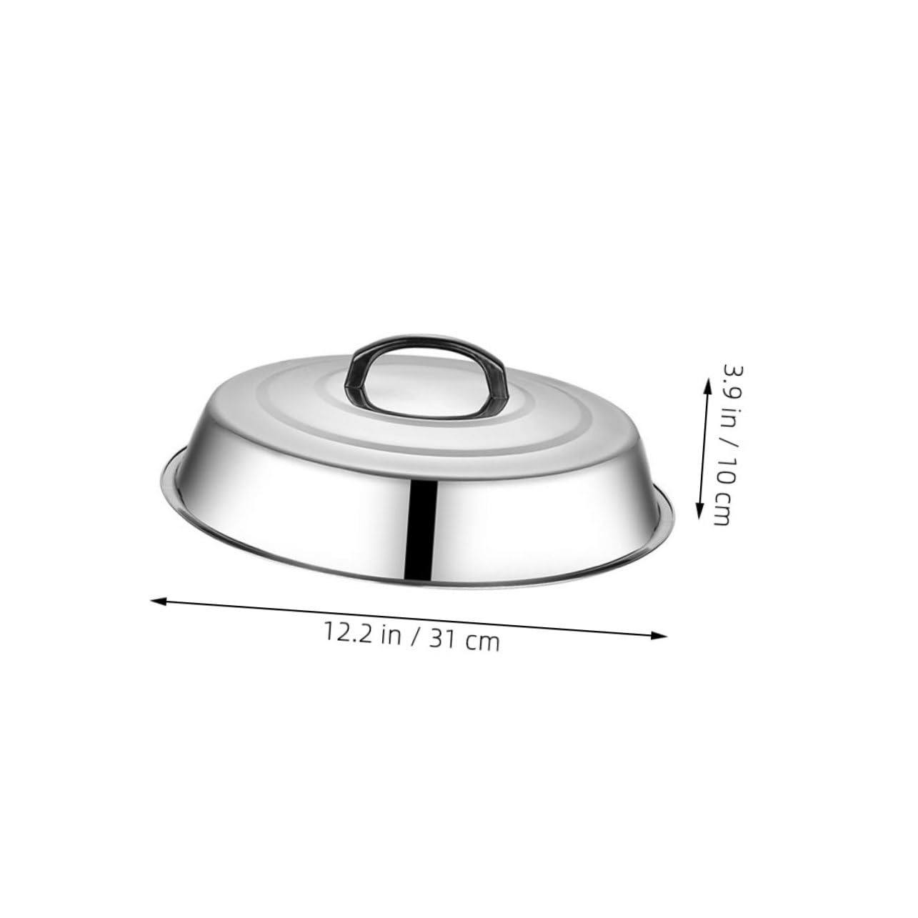 ifundom Coperchio Lotus Grill in Acciaio Inossidabile Argento, Copertura per Alimenti Portatile e Sicura Design Creativo per BBQ e Uso Domestico