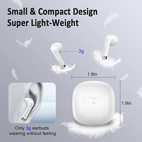 Kuizil Bluetooth 5.3 Kopfhörer, In Ear Kopfhörer Kabellos mit Mini Ladekoffer, LED Digitalanzeige, In Ear Ohrhörer mit… - Image 5