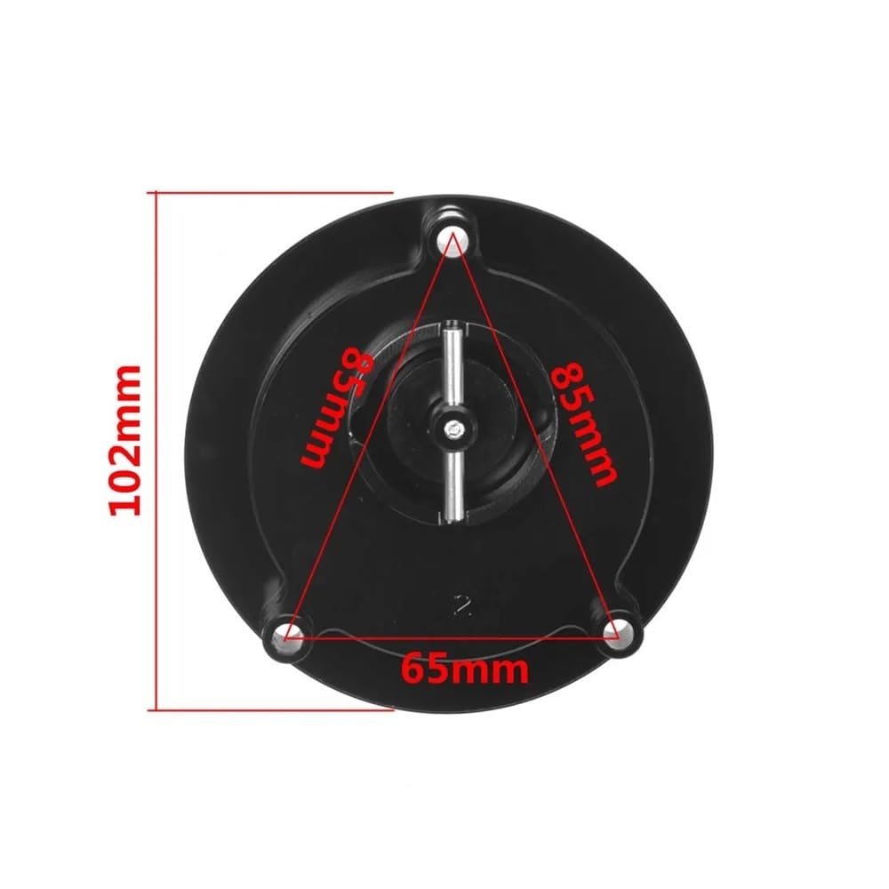 Tappo Serbatoio Carburante Motocicletta Con Valvola Di Sfiato Tubo Per XJR13000/RACER 2004-2016 Tappo Serbatoio Carburante Accessori Per Motociclette(Silver Red L)