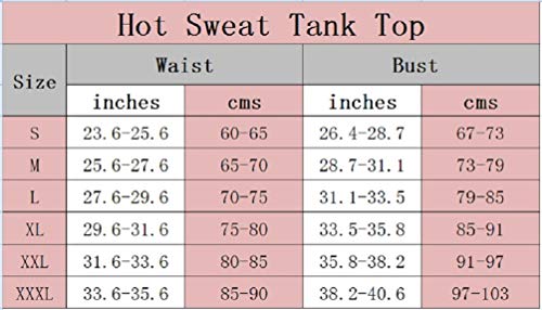 Bakerdani Womens Hot Sweat Tank Top Body Shaper Neoprene Shapewear Comfortable Gym Sauna Vest Black No Zip #TOP7