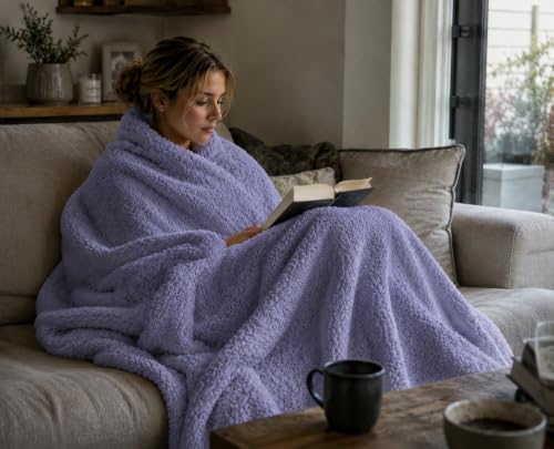 Image of Rangrika.in Blake Collection Ultra Soft Plush Dual Purpose Blanket & Bedsheet | Warm Cozy Bed Blanket with 2 Matching Pillow Covers | All Season Bedding Set