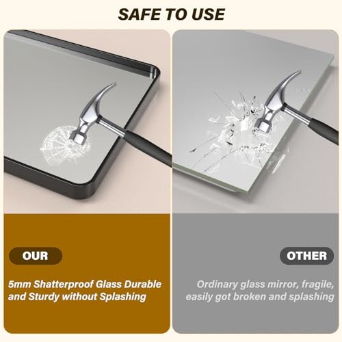 Idealhouse Bathroom Mirror, Black Wall Mirror thumb #3