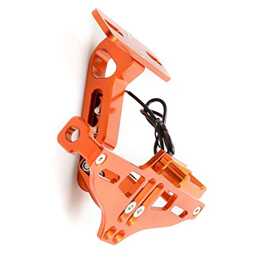 �o�C�N���i �ɓK������X�Y�L SV 650 650S 2015 2014 2013 2012 2011 2010 2009 1999-2016 �I�[�g�o�C�̃i���o�[�v���[�g�z���_�[�e�[�����ڂ��ꂽ���C�g�t�F���_�[�G���~�l�[�^�[�u���P�b�g(Orange)