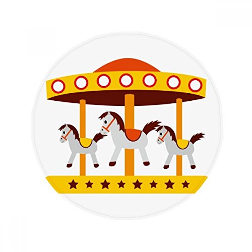 Tapis multicolore carrousel de 80cm, idée cadeau originale de déco - 2