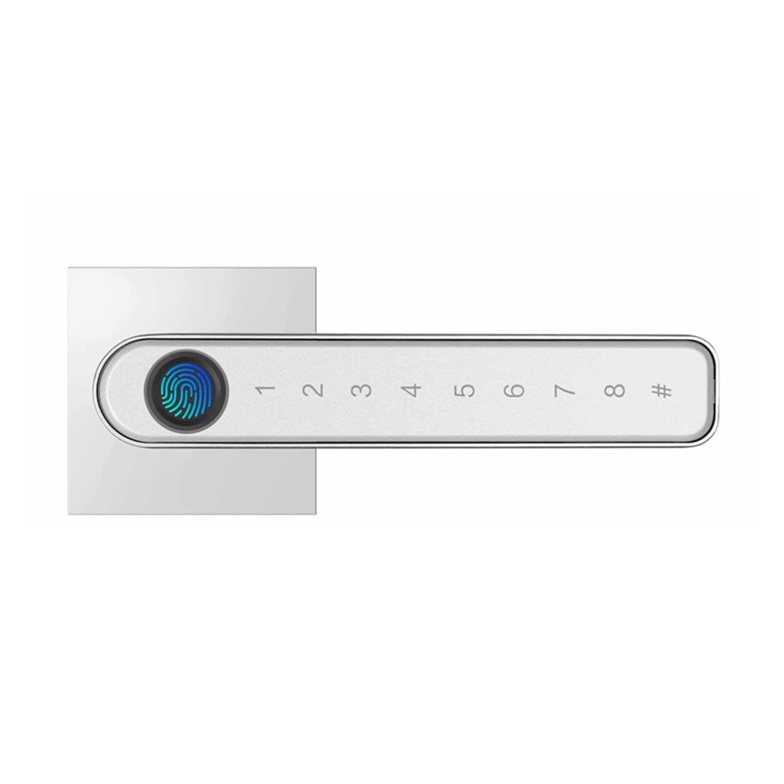 DRAUXI Smart Lock App Control Biometric Fingerprint Password Household Lever Handle Lock Electronic Door Locks for Home Door Lock Home/Bedroom/Office