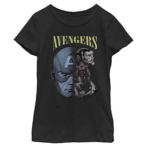 T-shirt Marvel fille Avengers noir taille S vêtement coton ado