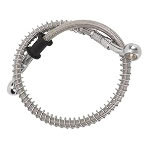 Yctze Remleiding Koppelingen Motorfiets Remleiding Universele Motorfiets Remslang Staal PVC Lijn Remmen Koppelingen voor Motoren Warmte-isolatie 50cm