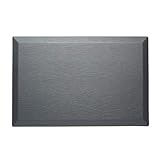 CumulusPRO Commercial Couture Strata Slate Grey Anti-Fatigue Comfort Mat, Office Mat, Stand Up Desk Mat, Kitchen Mat 24 in. x 36 in. x 3/4 in.