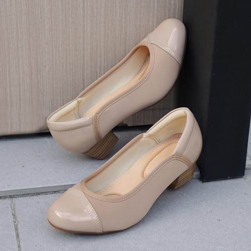 Image of Ortho + Rest Women Bunion Dress Shoes Low Heel Orthopedic Pumps Orthotic Slip On Loafers