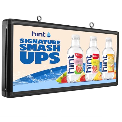 Image of CX P6 Outdoor Programmable LED Sign, 40 inch x 18 inch, 6,000-Nit Full-Color Display, WiFi & USB Control, IP65 Waterproof Electronic Message Board for Business, Supports Text, Images & Video