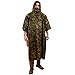 Arcturus Lightweight Ripstop Nylon Poncho with Adjustable Hood (Camo)