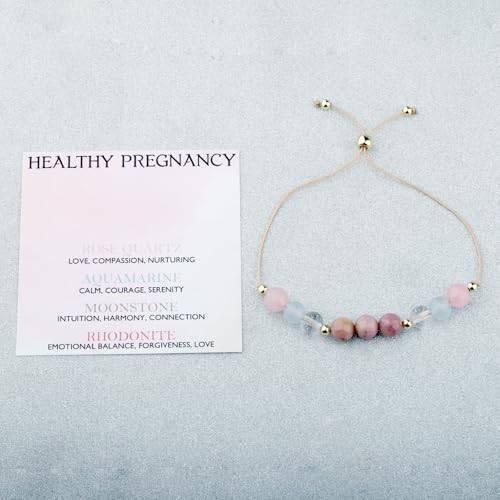Pregnancy Mom Crystal Bracelet Mom To Be Pregnancy Support Gift Fertility Crystals Jewelry Spiritual Bracelet2