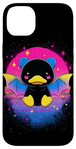 Cute Anime Bat Duck Kawaii Pansexual Pan Pride Colors X}zP[X iPhone 14 Plus p