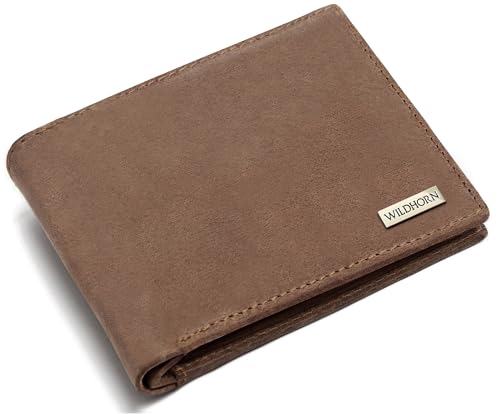 Image of WildHorn Rfid Protected Leather Wallet For Men, Tan Hunter