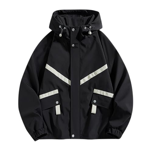 ジャケット・アウター RAINMAKER SHADOW STRIPE HOODED COAT 41ysoRw6dDL.jpg