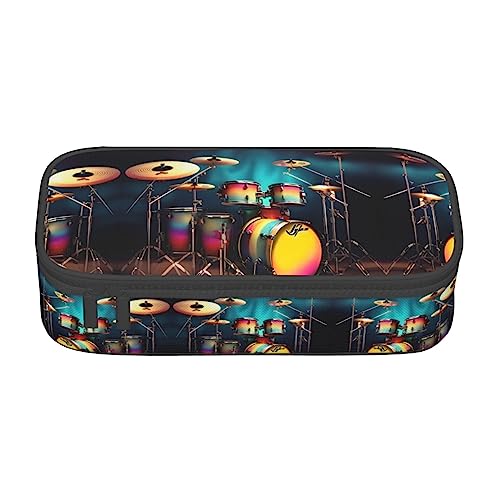 Astuccio con mucca con girasoli in astuccio per matite per cancelleria per scuola ufficio per adulti con in taglia unica organizer per stampato blu