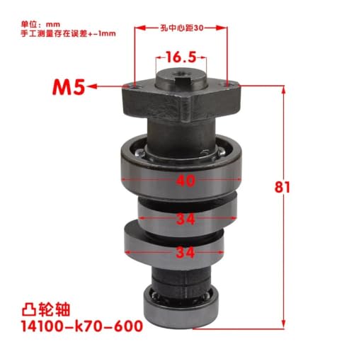 Árbol de levas CB190R elimina ruidos en motor y soluciona pérdida de potencia 4