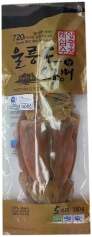 [KFM] Korean Food Deep Water Ulleungdo Dried Squid 5 (280g) 심층수 울릉도 건오징어