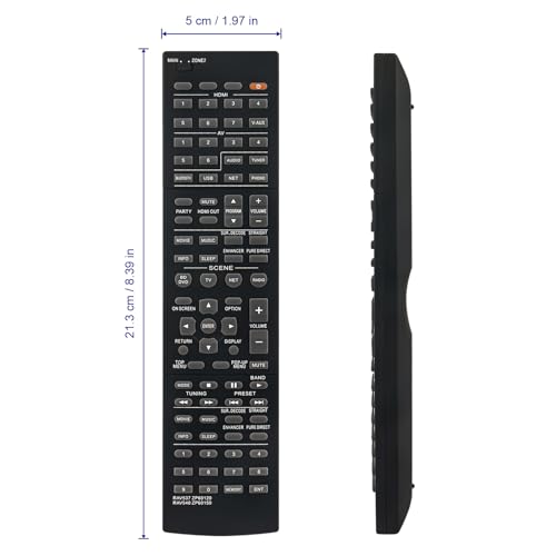 Mando receptor audio RAV537 ZP60120 compatible con Yamaha RX-A760 RX-V681 RX-V781 3