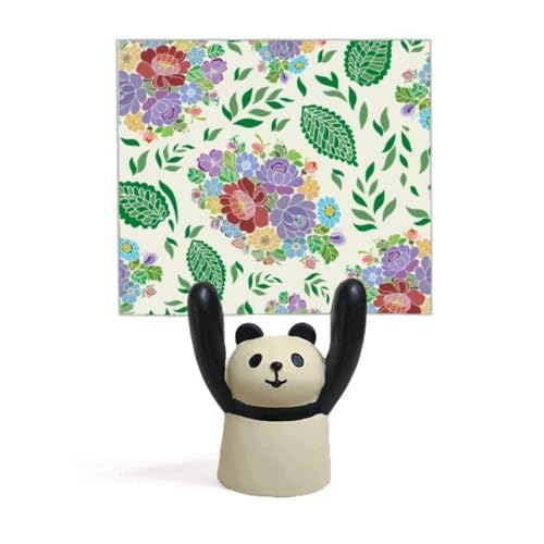 Porte-mémo panda style japonais chinois fleur support note décoration bureau