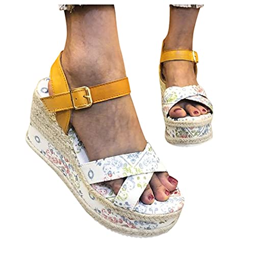 Aniywn platform espadrille wedges sandals for women buc…