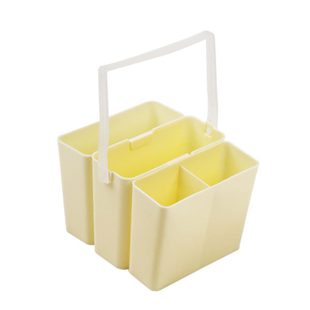 HOMSFOU Three One Plastic Brush Washer Detachable Paint Cleaning Bucket for Art Painting Durable and Portable Design for and Use