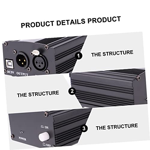Supvox Usb Phantom Power Supply Usb Power Supply Network K Song Capacitor Microphone Dedicated Usb Phantom Power Supply Usb Batteries Condenser Microphone Pc Power Supply Condenser Power #TOP3