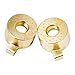 DJX 6.5g SCX30 Brass Steering Knuckles for Axial SCX30 1/30 RC Crawler Car (Gold)