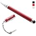 Snugg 2 in 1 Red Stylus Pen A Touch Screen Stylus and Writing Pen in One!