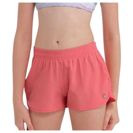 SHE BY MASH INFANTIL Short Menina Soltinho Secagem Rápida Elastano, Rosa Coral, G