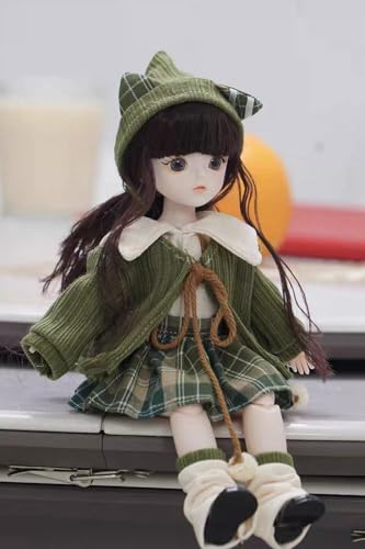 Muñeca BJD 1/6 con Ropa y Peluca, Estilo Anime miniatura 3
