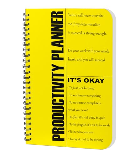 AccuPrints Daily Planner Undated, Schedule Your Day, Manage to-do...