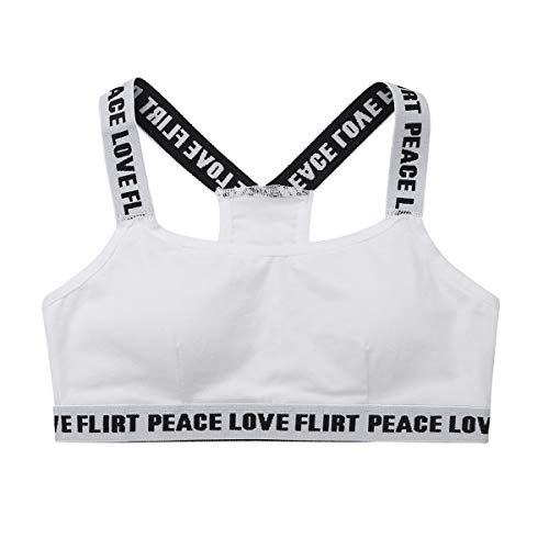 JanJean Puberty Growing Teenage Young Girls Padded Cotton Dance Sports Bras Training Bra Yoga Workout Fitness Bra3