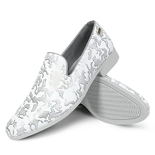 Image of UUBARIS Mens Dress Loafers Tuxedo Suit Slip on Shoes