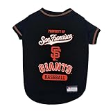 Pets First MLB San Francisco Giants Dog Tee Shirt, Medium