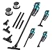 Gruecoinno Cordless Vacuum Cleaner for Makita 18V Battery, 500W Handheld Vacuum Cleaner with Washable Filter, Portable Stick Vacuum for Floor Carpet Car Hardwood Pet Hair Home(Battery Not Included)