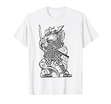Fortnite Samurai Fishstick Black & White Print T-Shirt