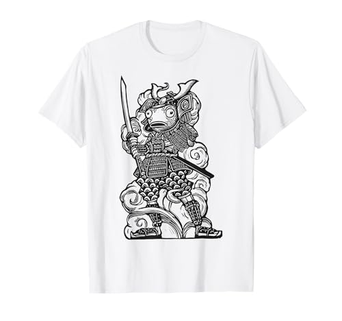Fortnite Samurai Fishstick Black & White Print T-Shirt