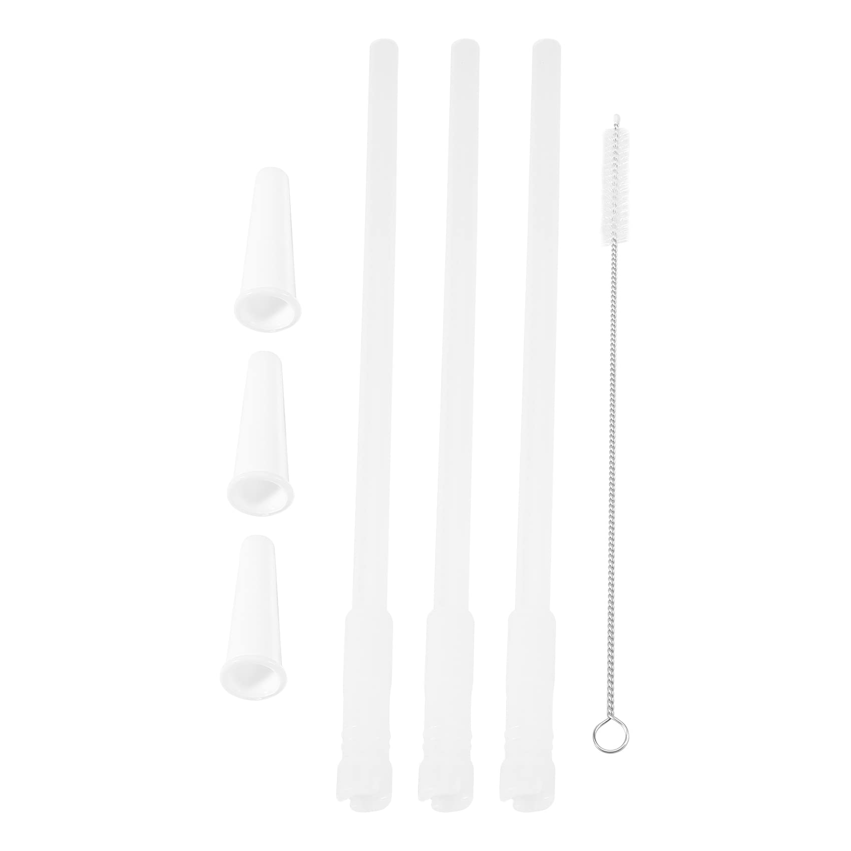 Onchdbfhuu Straws Compatible Gallon Water Bottle, Reusable Adjustable Straws for 1000Ml/2000Ml Jug, 3 Straws Set