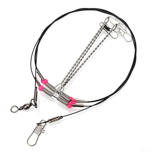 Set de 5 Líderes de Alambre para Pesca de Acero Inoxidable miniatura 1