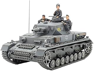 Tamiya 35374-000 1:35 German Armoured Combat Truck IV Version F L24/75 mm, Model, Plastic Kit for Assembly, Detailed Replica, Unpainted, Gray