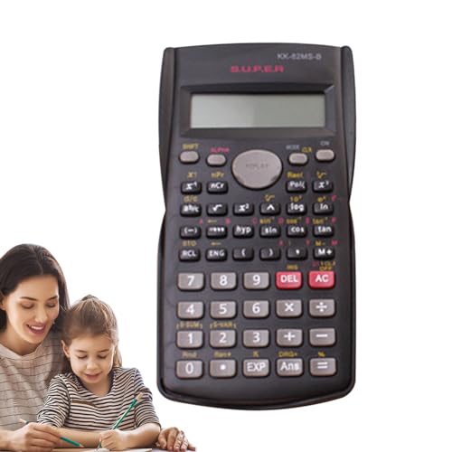 Calculadora Científica Ristyur Para Estudiantes - 240 Funciones, Pantalla HD De 12 Dígitos Y Funda Deslizante