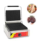  ALDKitchen Np-592 Usage Commercial Presse à Panini électrique Sandwich Grill antiadhésif machine à Panini Sandwich Toaster Gril Viande - 220V